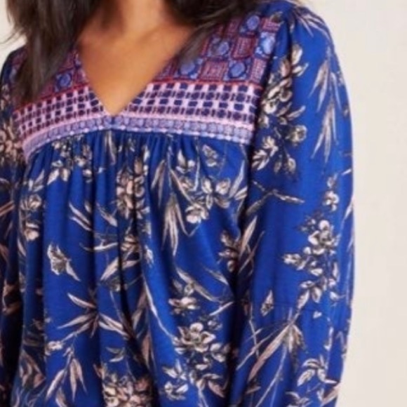 Anthropologie Boho Floral Top - Picture 7 of 15